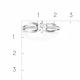 Серебряное кольцо Platina 01-3054-00-401-0200 с фианитом