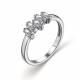 Серебряное кольцо АЛЬКОР 01-3104/00КЦ-00 с фианитом