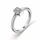 Серебряное кольцо АЛЬКОР 01-3106/00КЦ-00 с фианитом