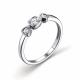 Серебряное кольцо АЛЬКОР 01-3112/00КЦ-00 с фианитом