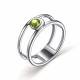 Серебряное кольцо АЛЬКОР 01-3146/00ХР-00 с хризолитом