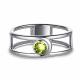 Серебряное кольцо АЛЬКОР 01-3146/00ХР-00 с хризолитом