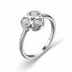 Серебряное кольцо АЛЬКОР 01-3147/00КЦ-00 с фианитом