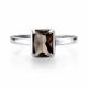 Серебряное кольцо АЛЬКОР 01-3148/00РТ-00 с раухтопазом