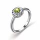 Серебряное кольцо АЛЬКОР 01-3151/00ХР-00 с хризолитом