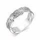 Серебряное кольцо АЛЬКОР 01-3310/00КЦ-00 с фианитом