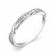 Серебряное кольцо АЛЬКОР 01-3332/00КЦ-00 с фианитом