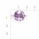 Серебряное кольцо Platina 01-3462-00-209-0200 с фианитом и аметистом