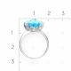 Серебряное кольцо Platina 01-3468-00-201-0200 с топазом