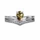 Серебряное кольцо АЛЬКОР 01-3483/00СТ-00 с фианитом и султанитом