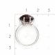 Серебряное кольцо Platina 01-3484-00-208-0200 с фианитом и кварцем