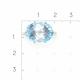 Серебряное кольцо Platina 01-3486-00-207-0200 с топазом и фианитом