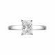Серебряное кольцо АЛЬКОР 01-3512/00ГХ-00 с горным хрусталём