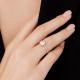 Серебряное кольцо АЛЬКОР 01-3648/00СВ-00 с фианитом