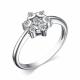 Серебряное кольцо АЛЬКОР 01-3798/00КЦ-00 с фианитом