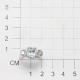 Серебряное кольцо АЛЬКОР 01-3857/00ТБ-00 с топазом и фианитом