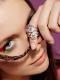 Серебряное кольцо АЛЬКОР 01-3896/00АМ-00 с аметистом и эмалью