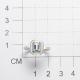 Серебряное кольцо АЛЬКОР 01-3897/00ТБ-00 с топазом, фианитом и эмалью