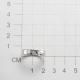 Серебряное кольцо АЛЬКОР 01-3946/000Б-00 с бриллиантом