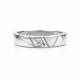 Серебряное кольцо АЛЬКОР 01-3946/000Б-00 с бриллиантом