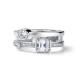 Серебряное кольцо АЛЬКОР 01-4204/00СВ-00 с фианитом