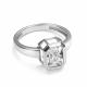 Серебряное кольцо АЛЬКОР с танцующим горным хрусталём 01-4221/00ГХ-00
