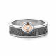 Серебряное кольцо АЛЬКОР с золотой накладкой и бриллиантом 01-4239/000Б-17