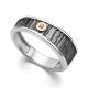 Серебряное кольцо АЛЬКОР с золотой накладкой и бриллиантом 01-4240/000Б-17