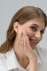 Серебряное кольцо АЛЬКОР 01-4291/00АГ-00 с фианитом и агатом