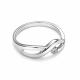 Серебряное кольцо АЛЬКОР 01-4327/000Б-00 с бриллиантом
