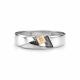 Серебряное кольцо АЛЬКОР с золотой накладкой и бриллиантом 01-4339/000Б-17