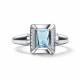 Серебряное кольцо АЛЬКОР 01-4358/00ТБ-00 с топазом и фианитом