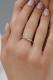 Серебряное кольцо АЛЬКОР 01-4366/000Б-00 с бриллиантом
