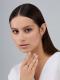 Серебряное кольцо АЛЬКОР 01-4419/00ГР-00 с фианитом и гранатом