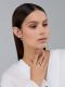 Серебряное кольцо АЛЬКОР 01-4419/00ГР-00 с фианитом и гранатом