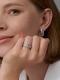 Серебряное кольцо АЛЬКОР 01-4419/00ГХ-00 с фианитом и горным хрусталём