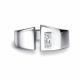 Серебряное кольцо АЛЬКОР 01-4435/00КЦ-00 с фианитом