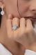 Серебряное кольцо АЛЬКОР 01-4451/000Б-17 с бриллиантом