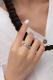Серебряное кольцо АЛЬКОР 01-4452/00КЦ-17 с фианитом