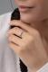 Серебряное кольцо АЛЬКОР 01-4457/00КЦ-00 с фианитом