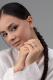 Серебряное кольцо АЛЬКОР 01-4458/00КЦ-00 с фианитом