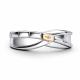Серебряное кольцо АЛЬКОР 01-4459/000Б-00 с бриллиантом