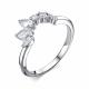 Серебряное кольцо АЛЬКОР 01-4473/00КЦ-00 с фианитом