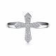 Серебряное кольцо АЛЬКОР 01-4479/00КЦ-00