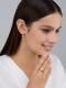 Серебряное кольцо АЛЬКОР с золотой накладкой и бриллиантом 01-4500/000Б-00