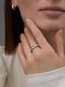 Серебряное кольцо АЛЬКОР 01-4505/0000-00