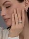 Серебряное кольцо АЛЬКОР 01-4506/0000-00