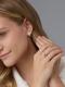 Серебряное кольцо АЛЬКОР 01-4526/000Б-00 с бриллиантом