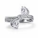 Серебряное кольцо АЛЬКОР 01-4551/00КЦ-00 с фианитом