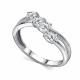 Серебряное кольцо АЛЬКОР 01-4565/00КЦ-00 с фианитом
